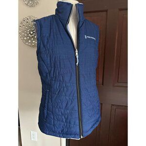 Free Country blue reversible vest Medium
